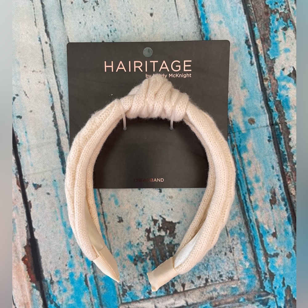 NWT Ivory sweater headband